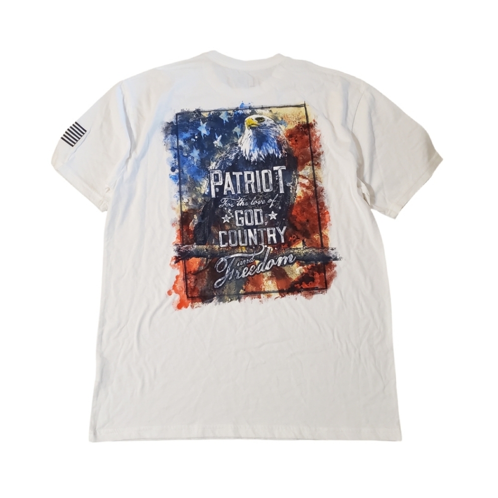 Bass Pro Shops Men's God Country Freedom Short-Sleeve T-Shirt‎ Large